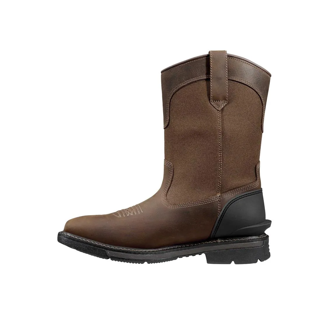 11" Montana Soft-Toe Water Resistant Square Toe Wellington Boot Brown