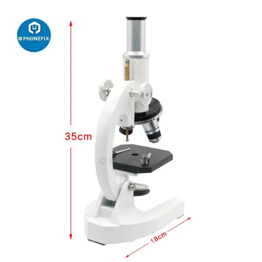 40X-640X Monocular Biological Microscope for Kids Beginner Student