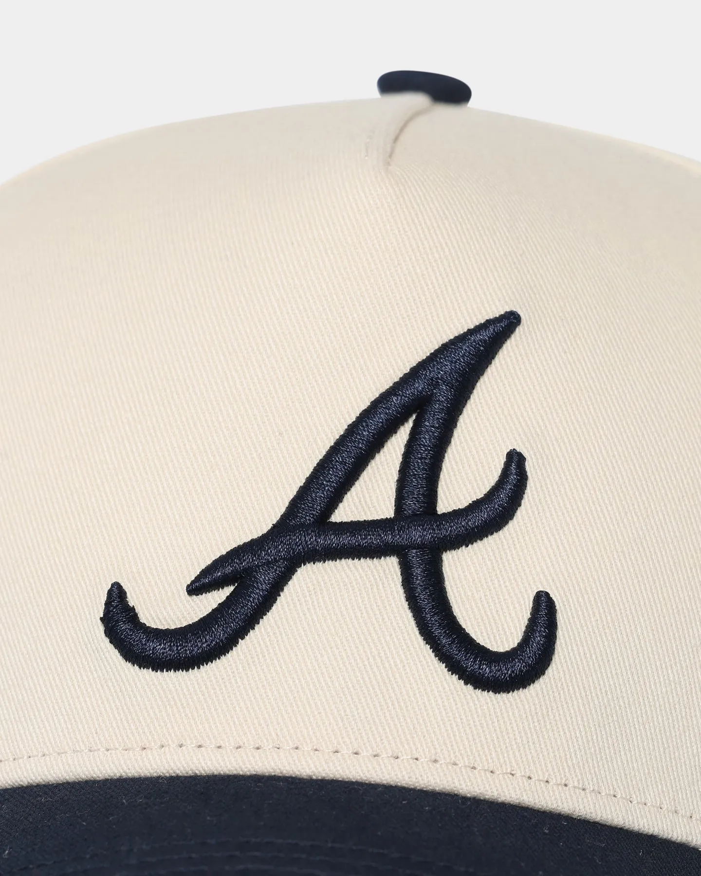 47 Brand Atlanta Braves Sure Shot MVP DT Snapback Natural/Navy