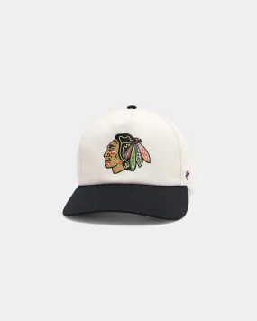 47 Brand Chicago Blackhawks Nantasket Snapback Natural/Black