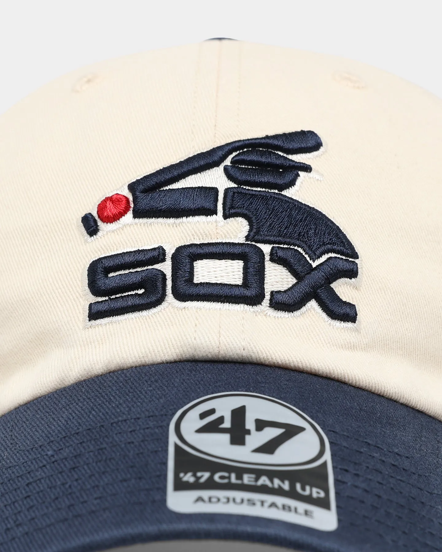 47 Brand Chicago White Sox Clean Up Strapback Natural