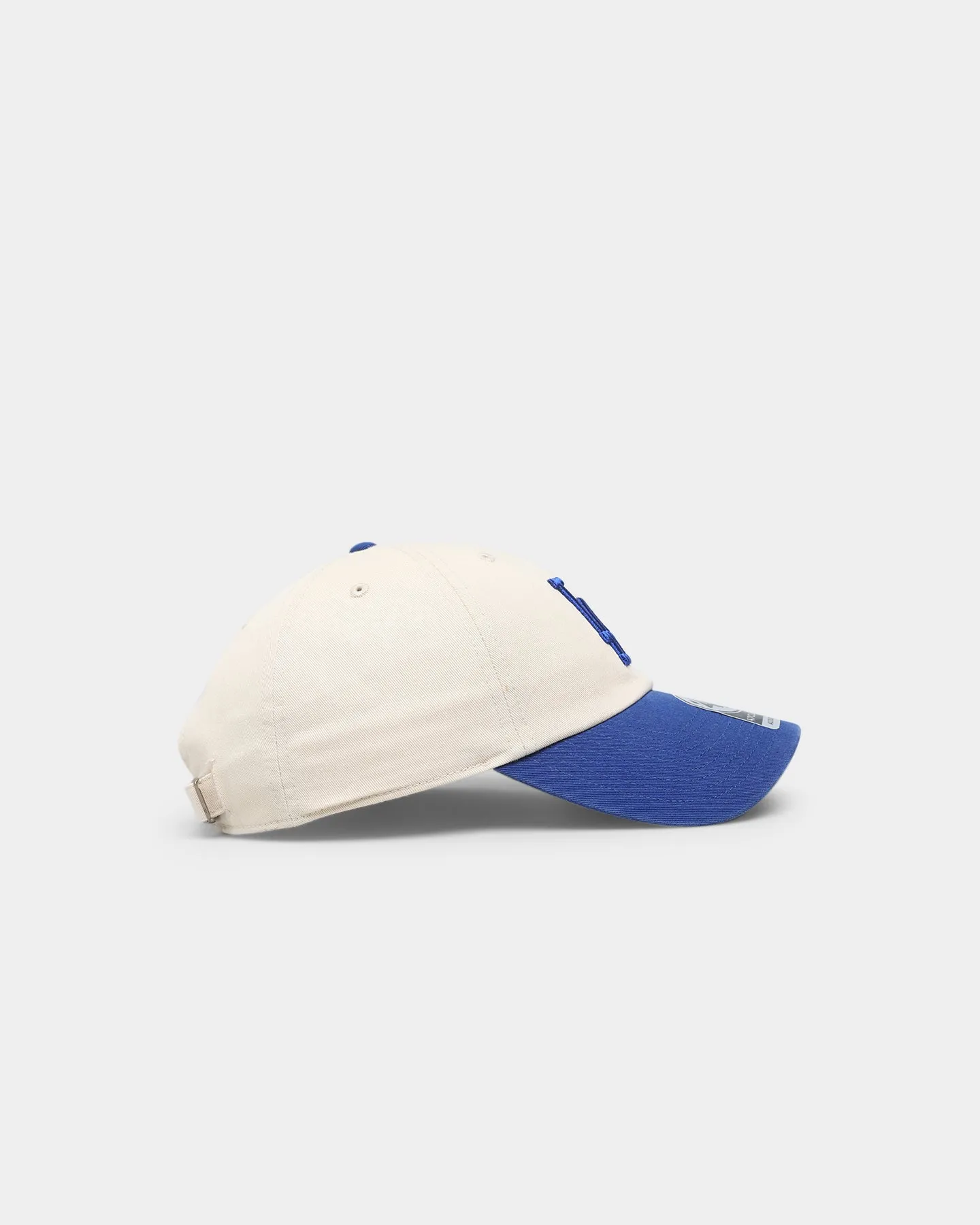 47 Brand Los Angeles Dodgers Two Tone Clean Up Strapback Natural