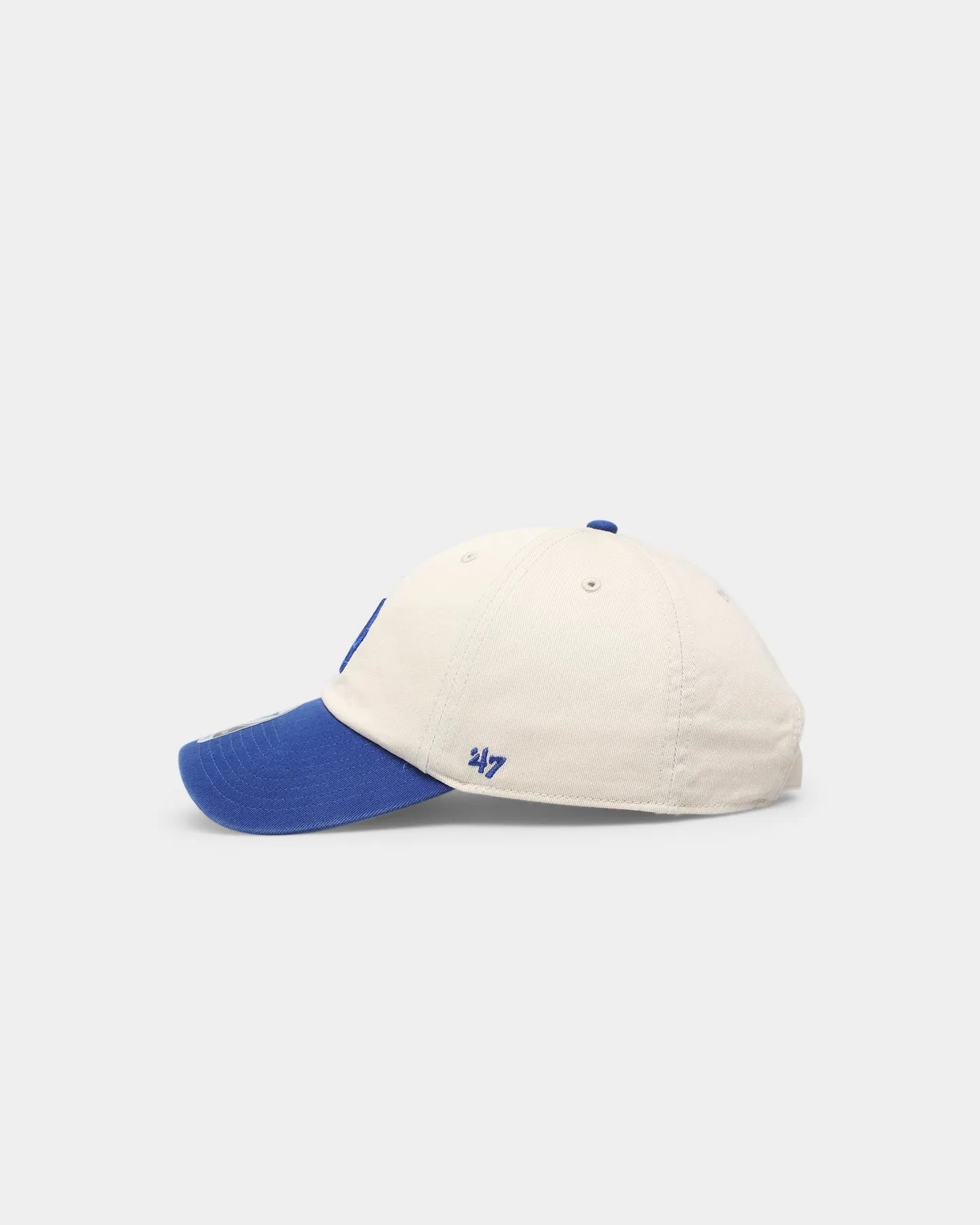 47 Brand Los Angeles Dodgers Two Tone Clean Up Strapback Natural