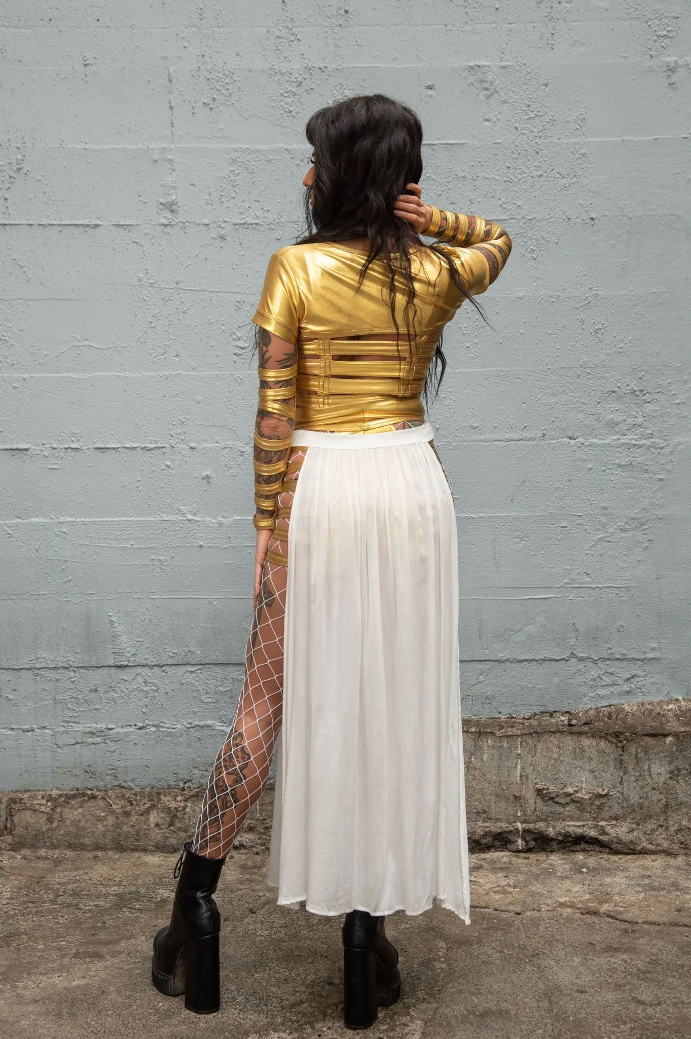 5D x Stellar Dust Pharaoh Skirt - rayon