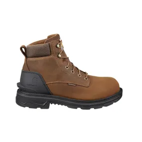 6" Ironwood Waterproof Alloy Toe Work Boot Brown