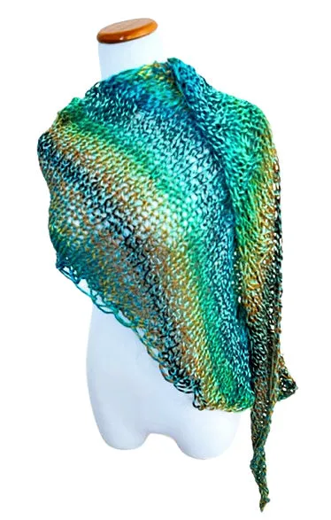 Alfie shawl, knit kit 40% off