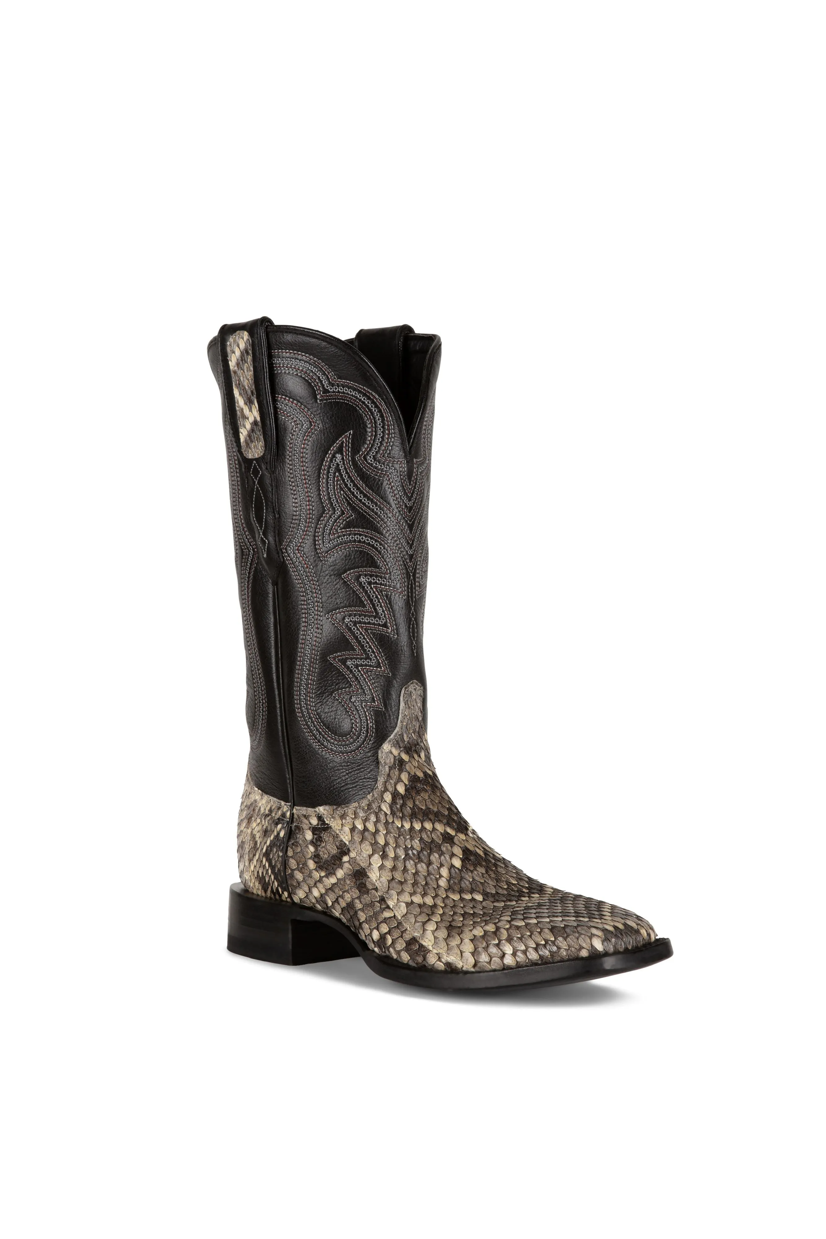 Allens Brand - Eastern Diamond Back Rattle Snake - Square Toe