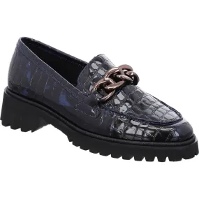 Ara Kent Ladies Croco Chain Trim Loafer