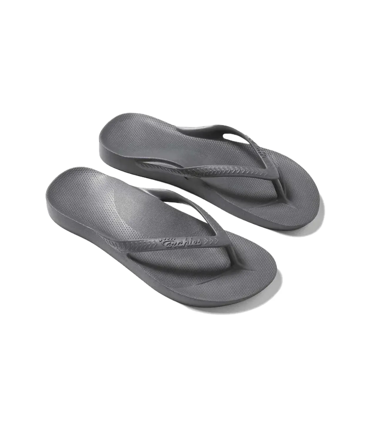 Archies Arch Support Charcoal Thongs