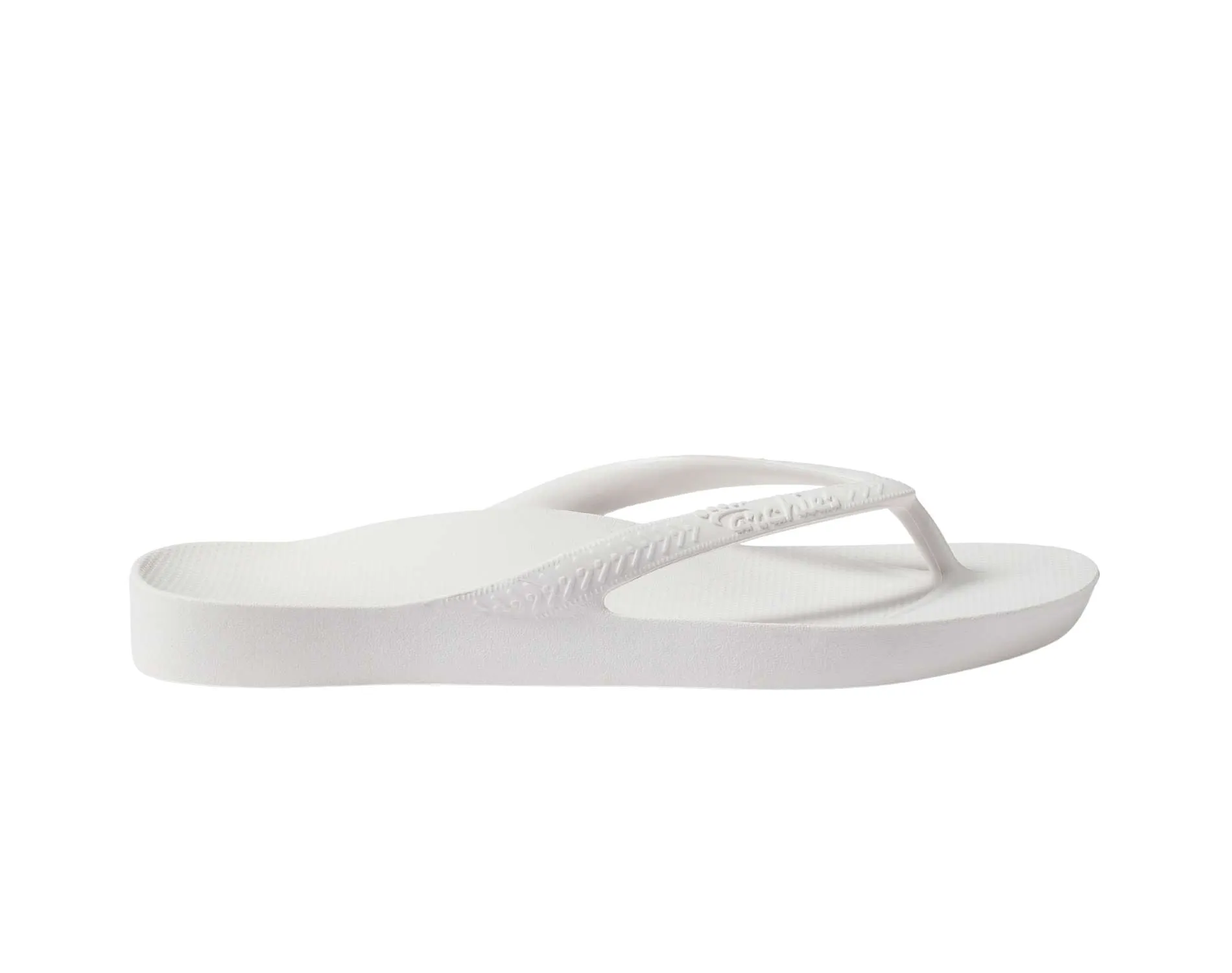 Archies Arch Support Thongs White