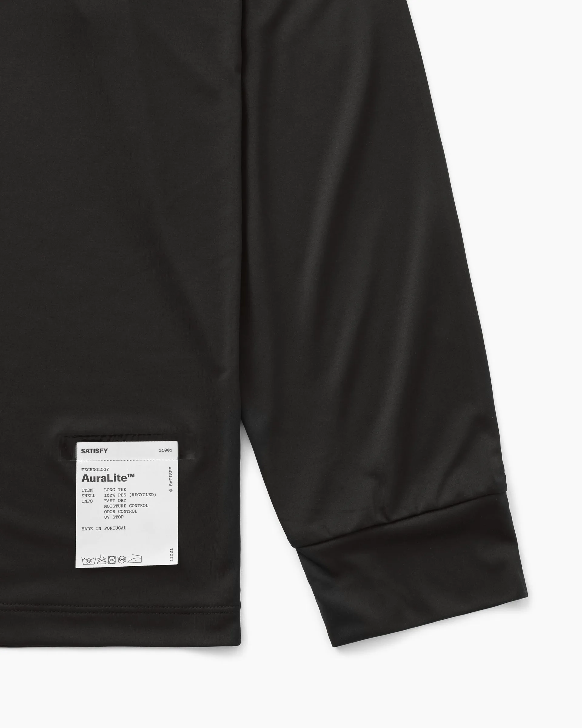 AuraLite™ Long Tee Black