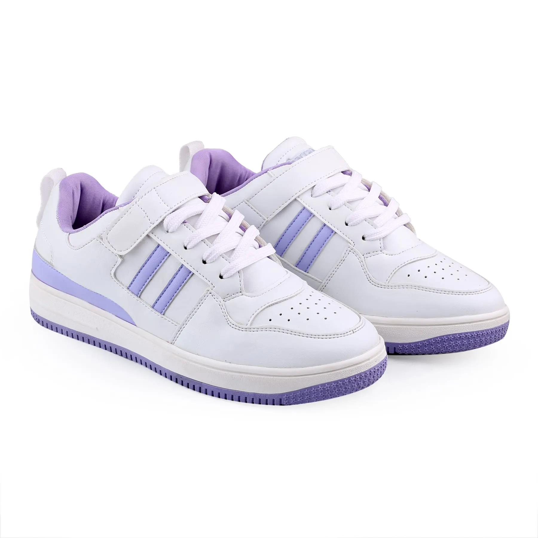 Bacca Bucci PHOENIX Low-Top Fashion Women's Sneakers with Hook & Loop Closure