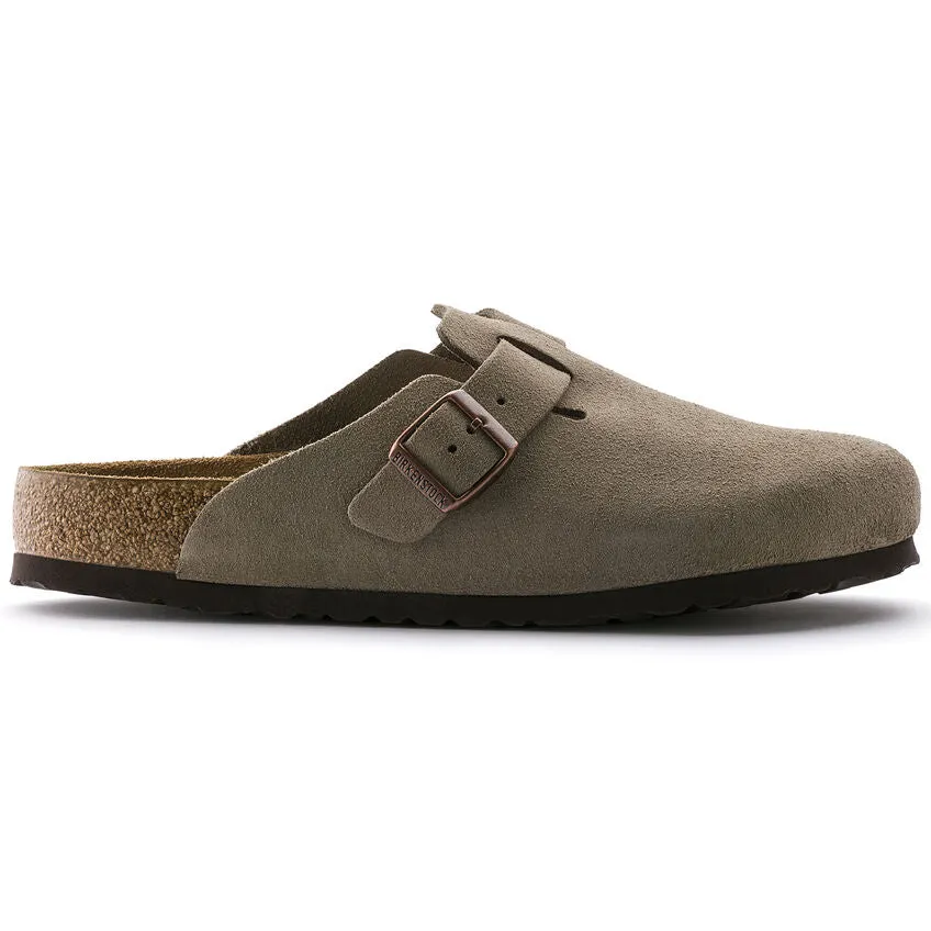 Birkenstock Boston Soft Footbed Suede Leather