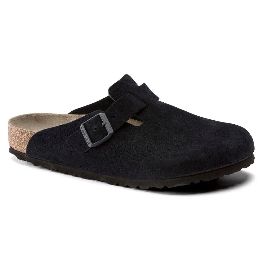 Birkenstock Boston Soft Footbed Suede Leather