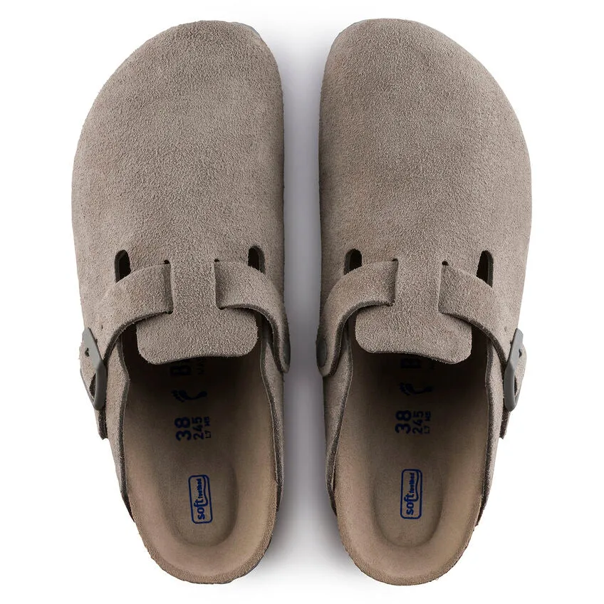 Birkenstock Boston Soft Footbed Suede Leather