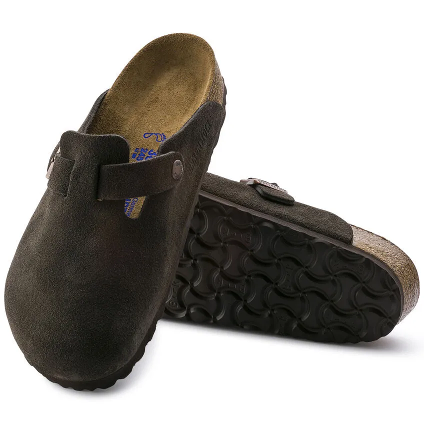 Birkenstock Boston Soft Footbed Suede Leather