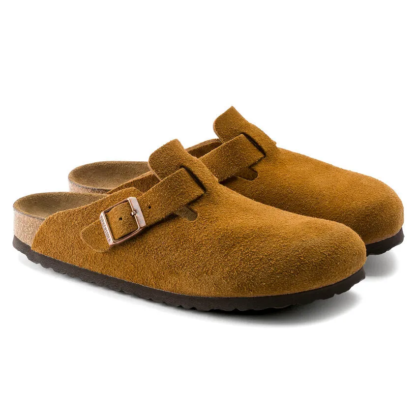 Birkenstock Boston Soft Footbed Suede Leather