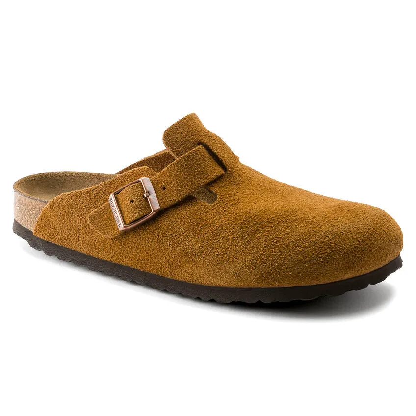 Birkenstock Boston Soft Footbed Suede Leather