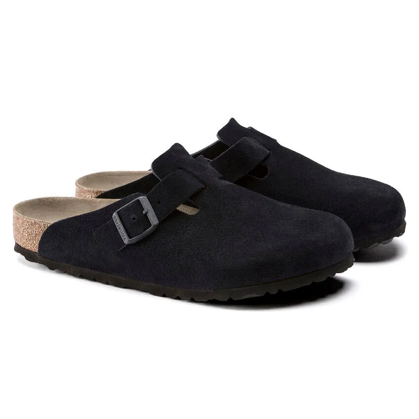 Birkenstock Boston Soft Footbed Suede Leather