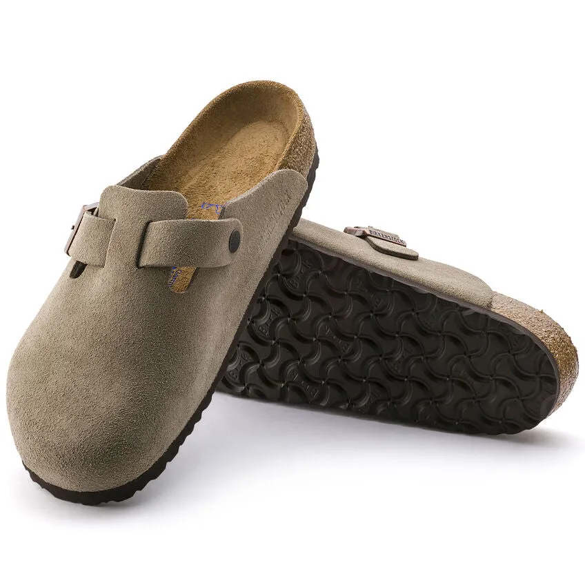 Birkenstock Boston Soft Footbed Suede Leather