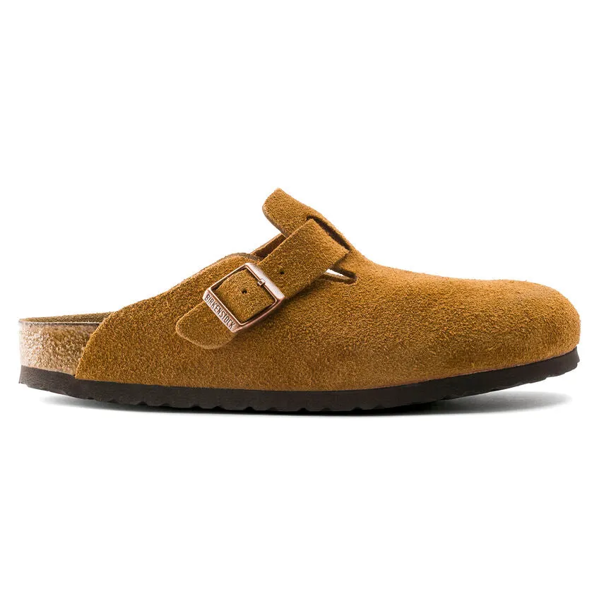 Birkenstock Boston Soft Footbed Suede Leather