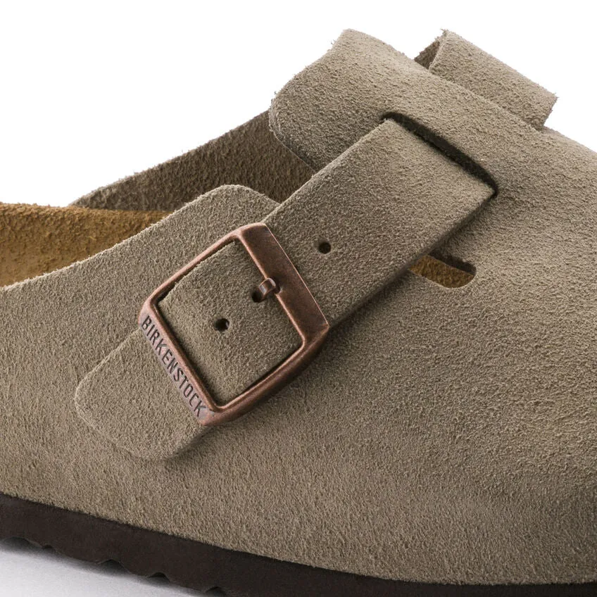 Birkenstock Boston Soft Footbed Suede Leather