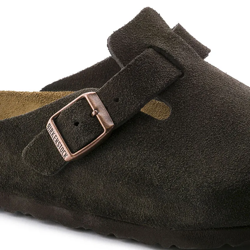 Birkenstock Boston Soft Footbed Suede Leather