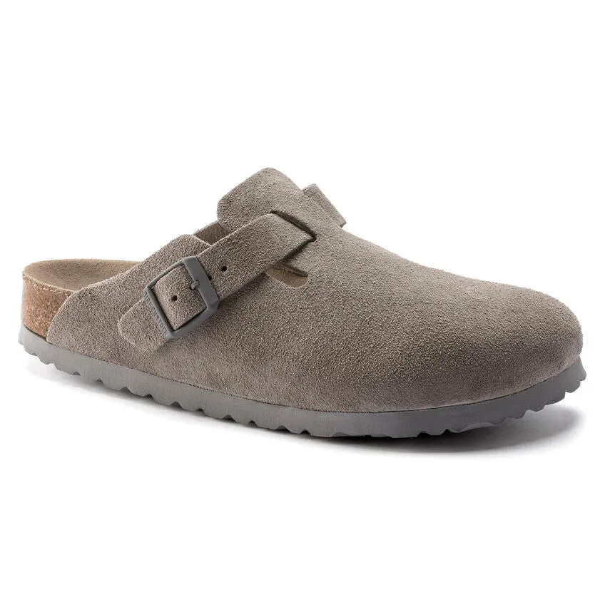 Birkenstock Boston Soft Footbed Suede Leather