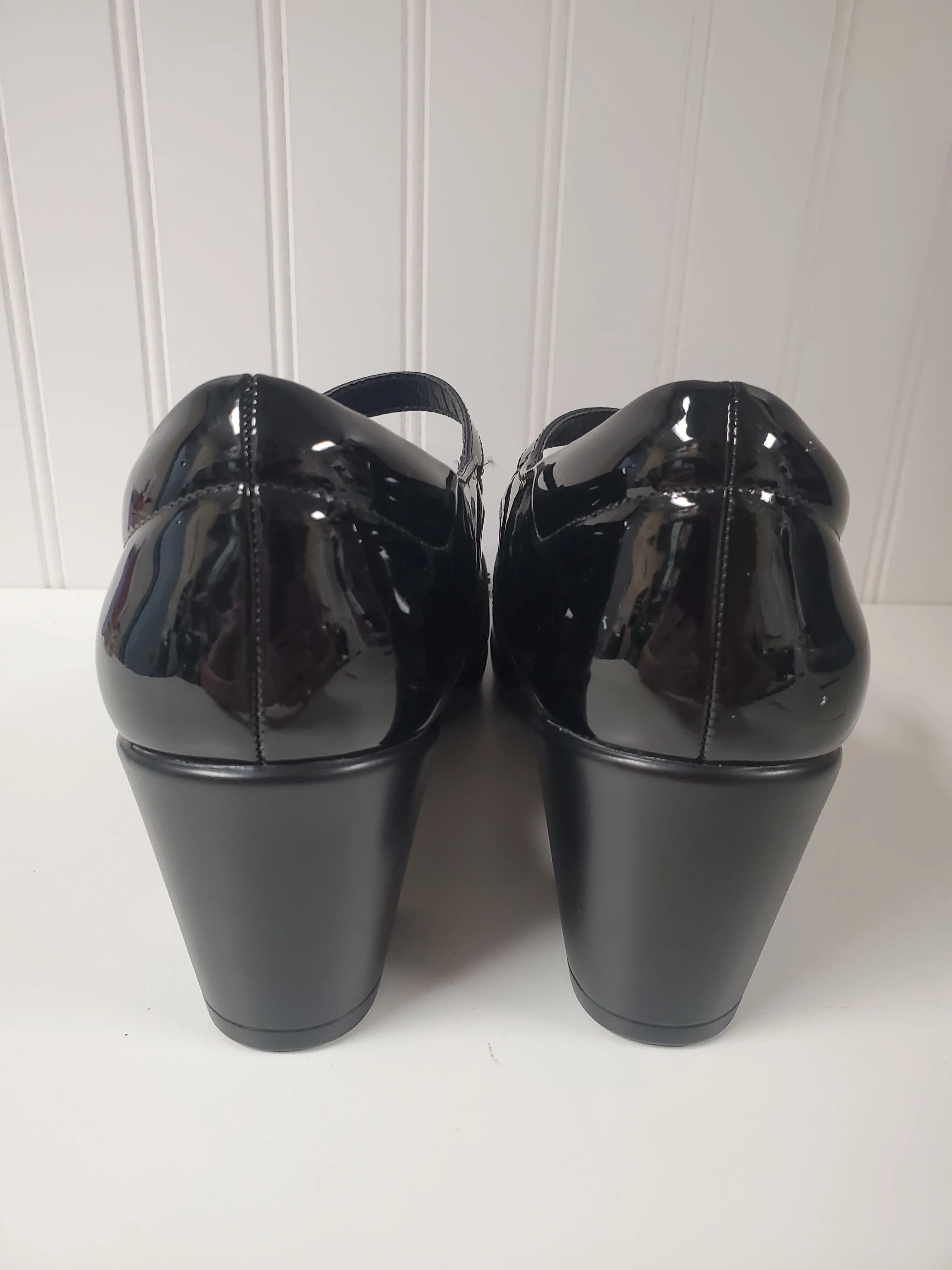 Black Shoes Heels Block Cmb, Size 9.5