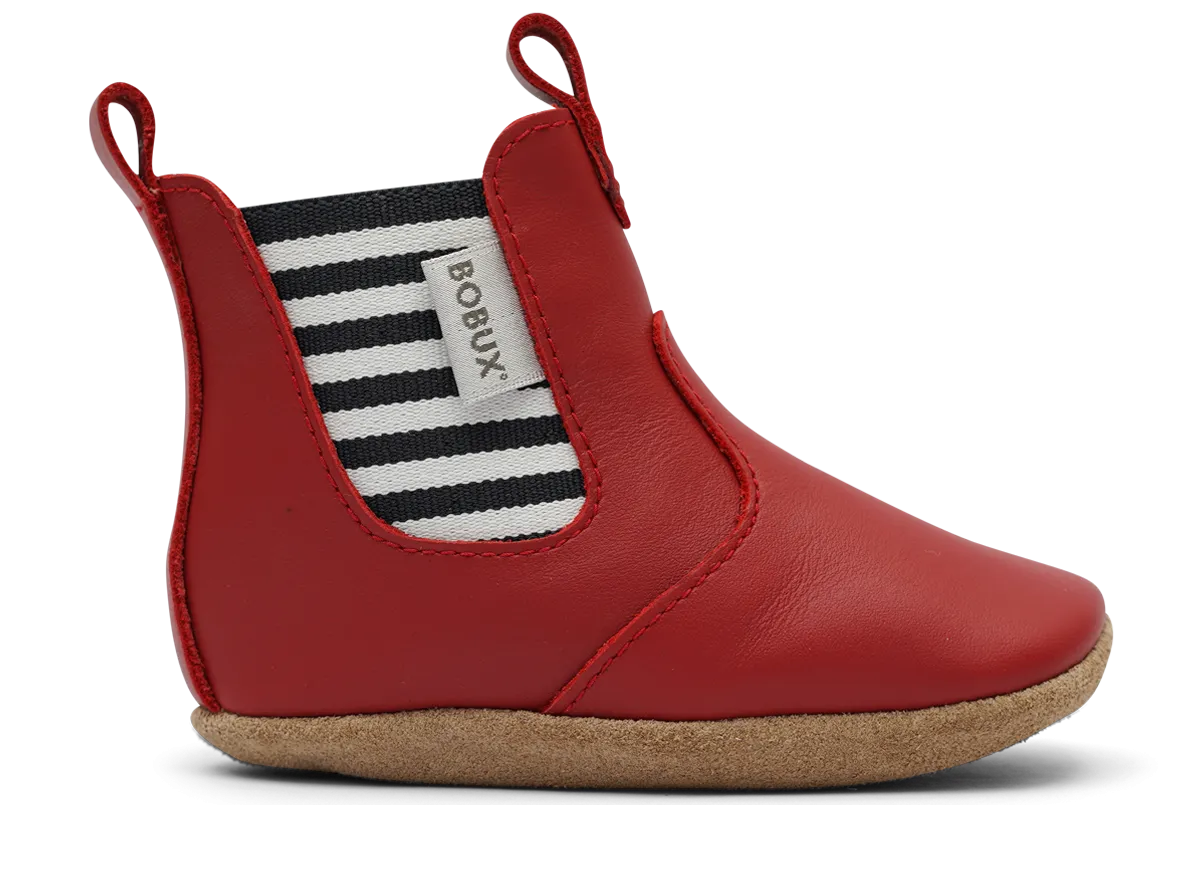 Bobux Soft Soles Jester Boot - Red