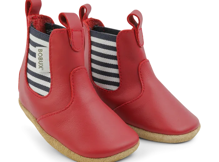 Bobux Soft Soles Jester Boot - Red