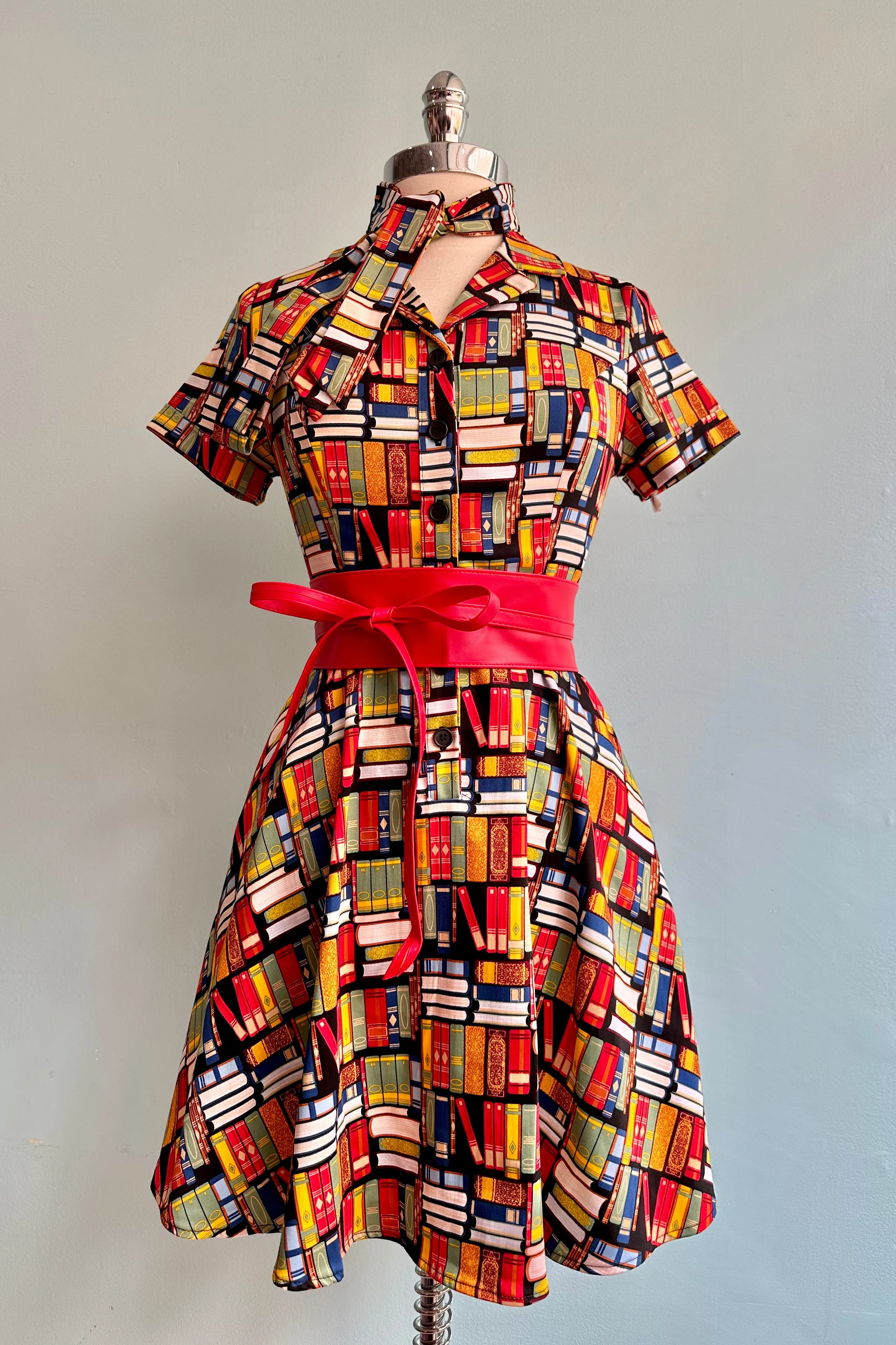 Book Mini Shirtwaist Dress by Eva Rose