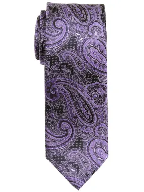 Boy's Tie 17481 Purple/Grey/Black