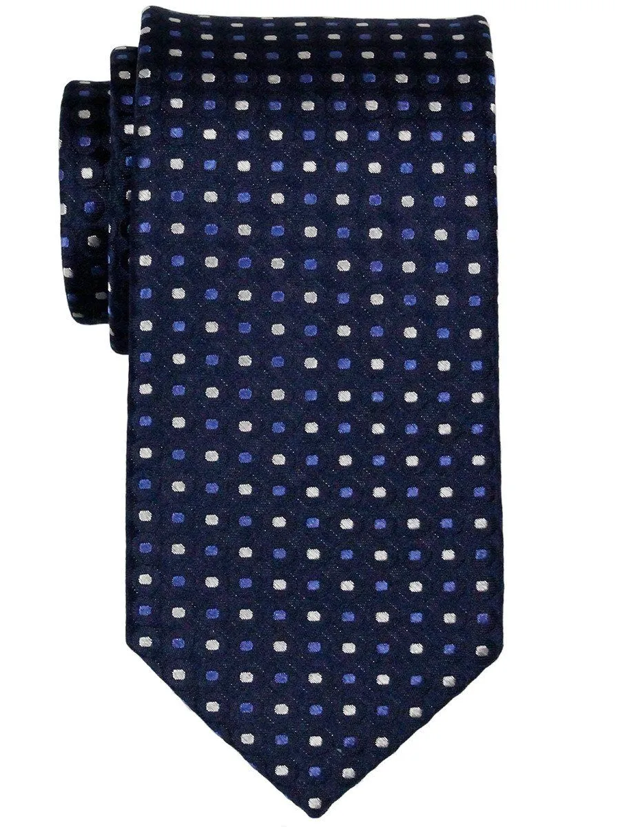 Boy's Tie 23087 Navy/Blue/Silver