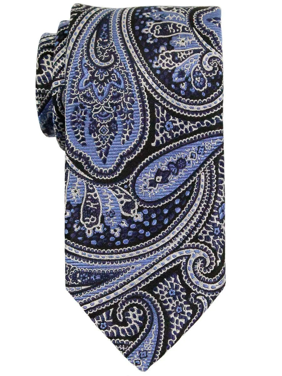 Boy's Tie 23305 Blue/Black/Silver