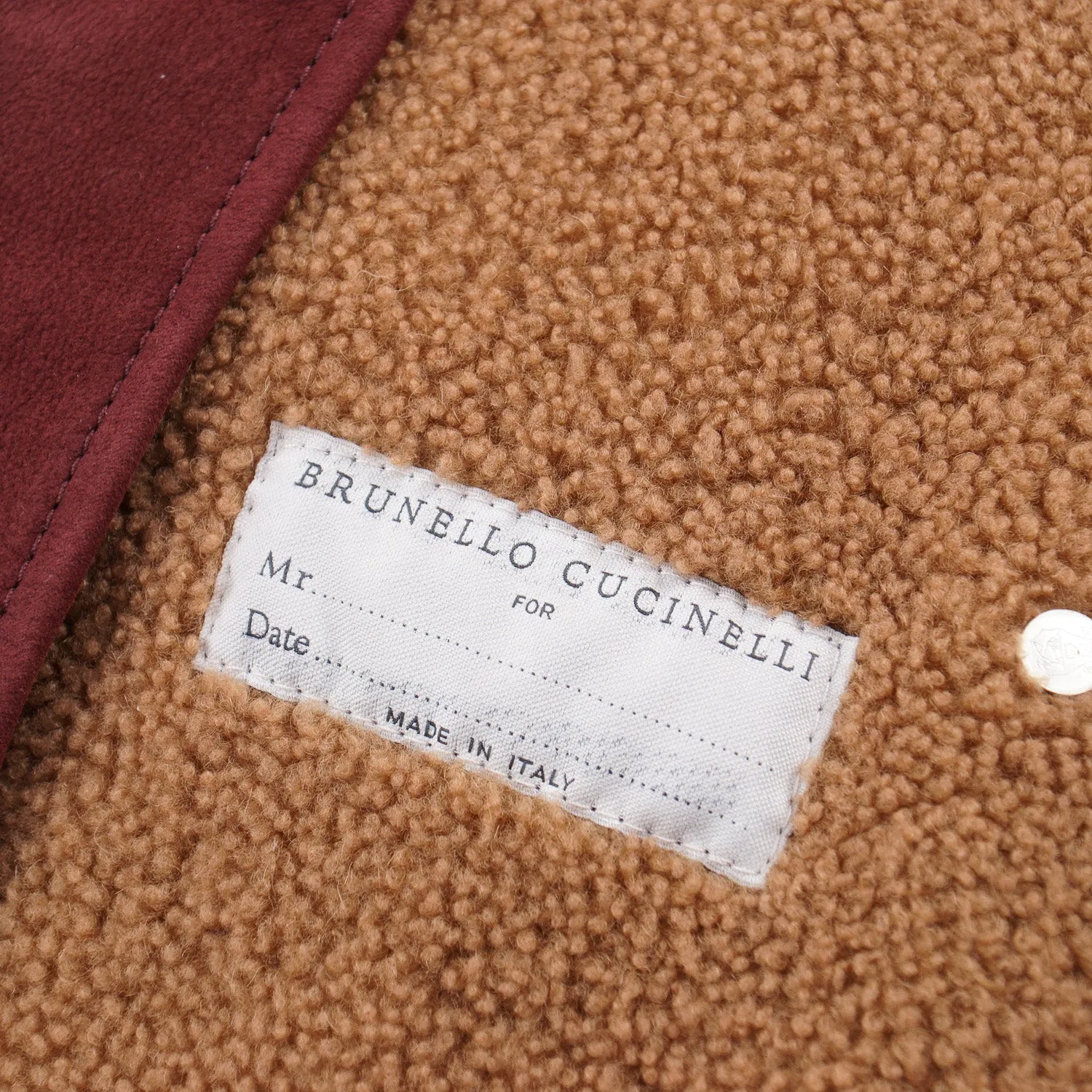 Brunello Cucinelli Shearling Leather Pilot's Jacket