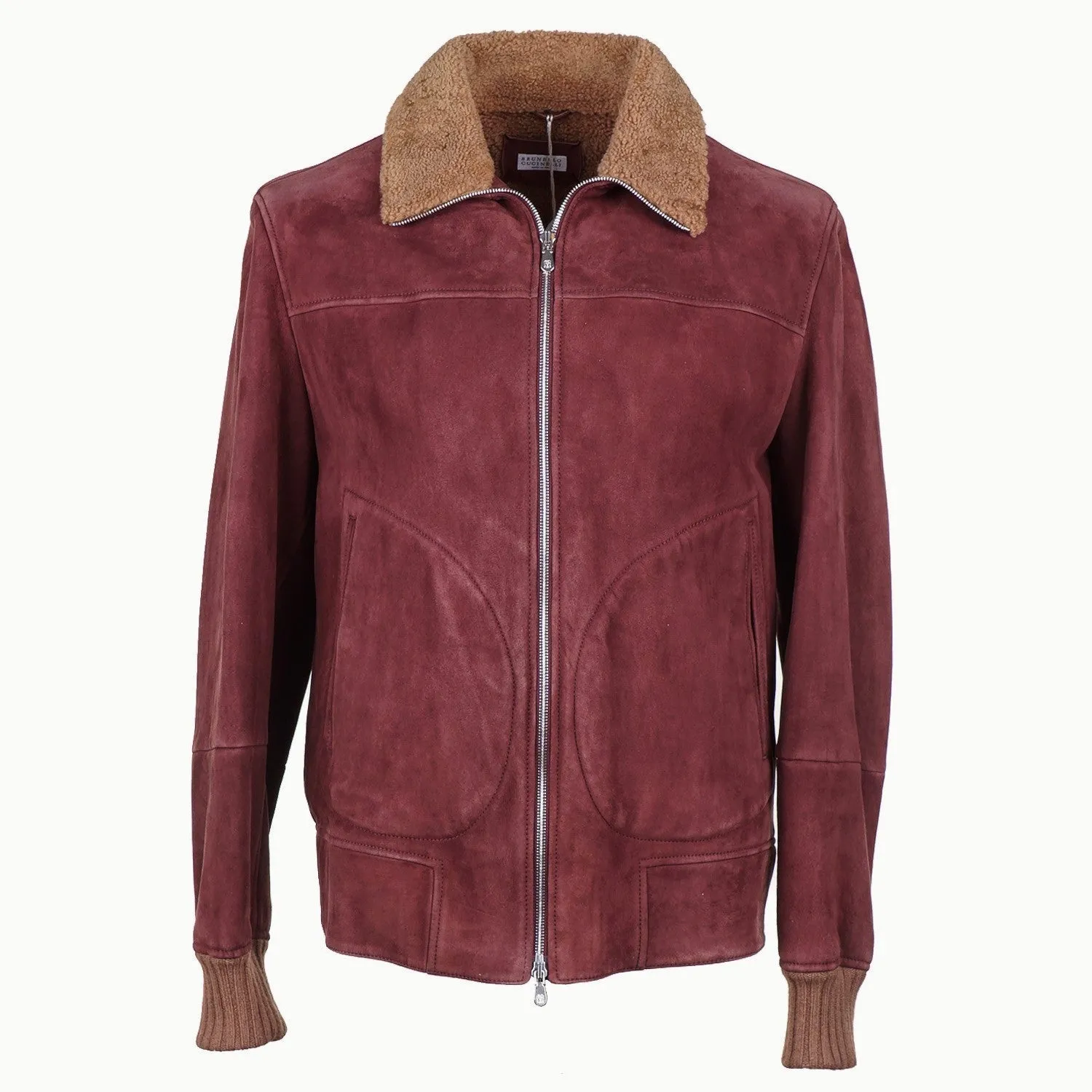 Brunello Cucinelli Shearling Leather Pilot's Jacket