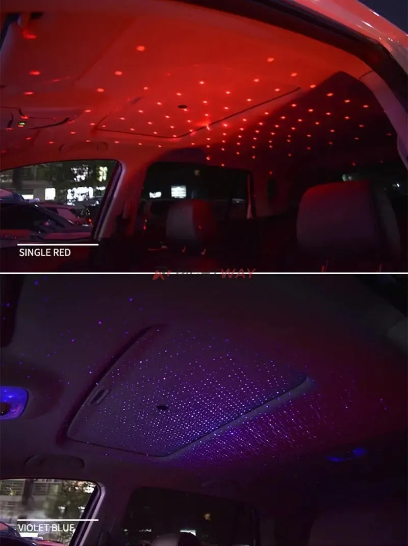 Car Roof Projector| USB | Portable | Adjustable LED Star Light