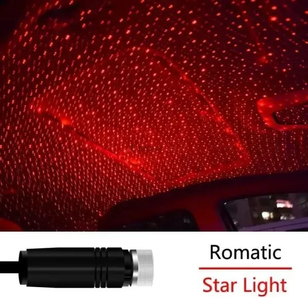 Car Roof Projector| USB | Portable | Adjustable LED Star Light