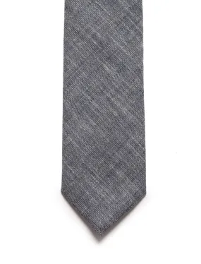 Cotton Tie Navy Chambray