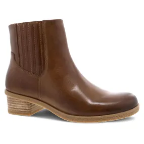 Daisie Waterproof Leather Side Gore Mid Boot in Tan