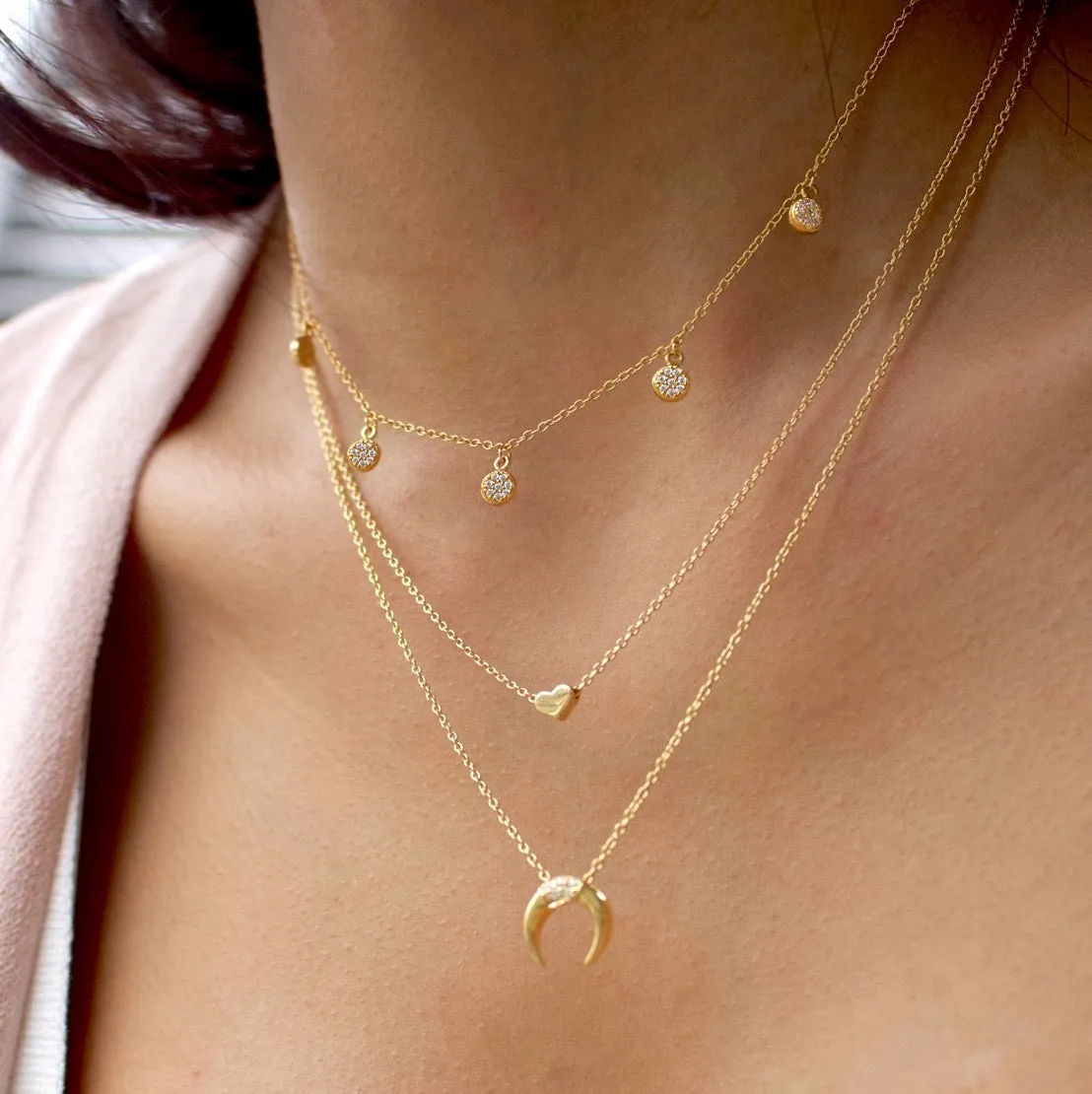 Dazzling Coin Shaker Choker