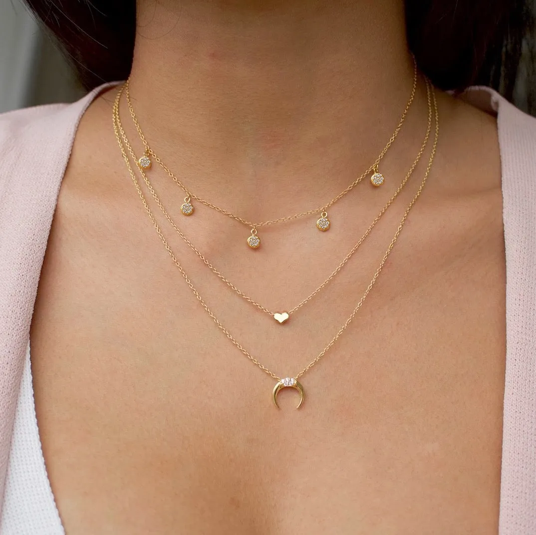 Dazzling Coin Shaker Choker