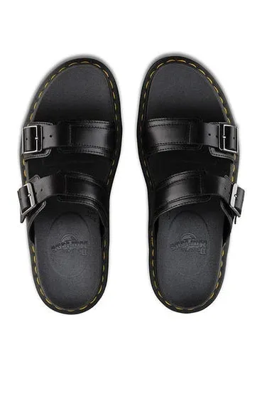 DR. MARTENS Myles Slide Sandal - Black Brando