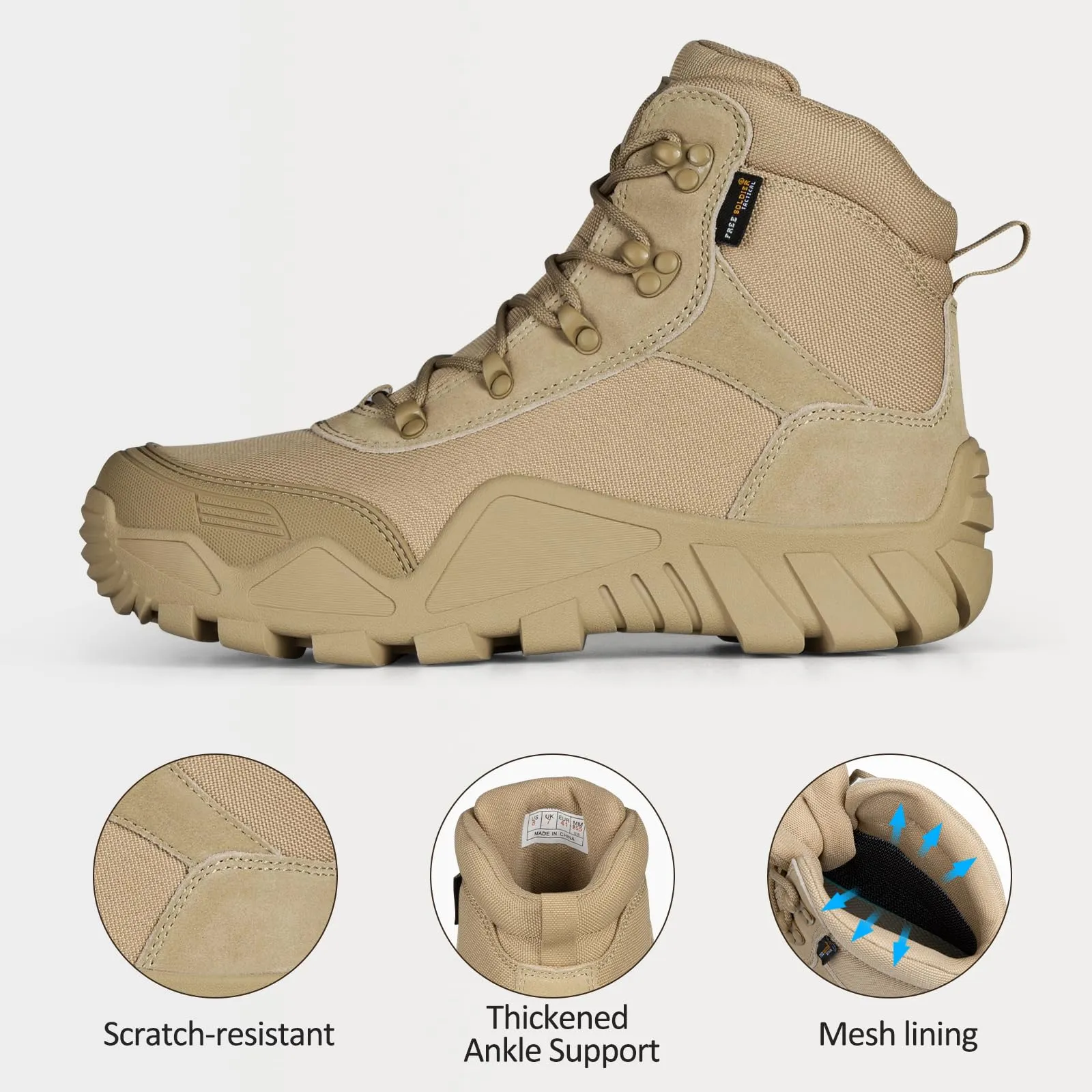 DRAGONBANE 4.6 Men’s Military Waterproof Working Boots