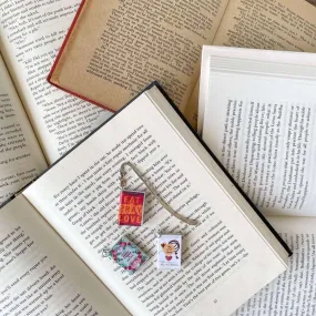 Eat Pray Love Miniature Book Hook Bookmark