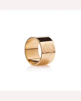 Ever Jewellery Grandstand Gold Band Ring