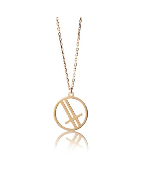 Ever Jewellery Overtime Pendant Necklace - Gold