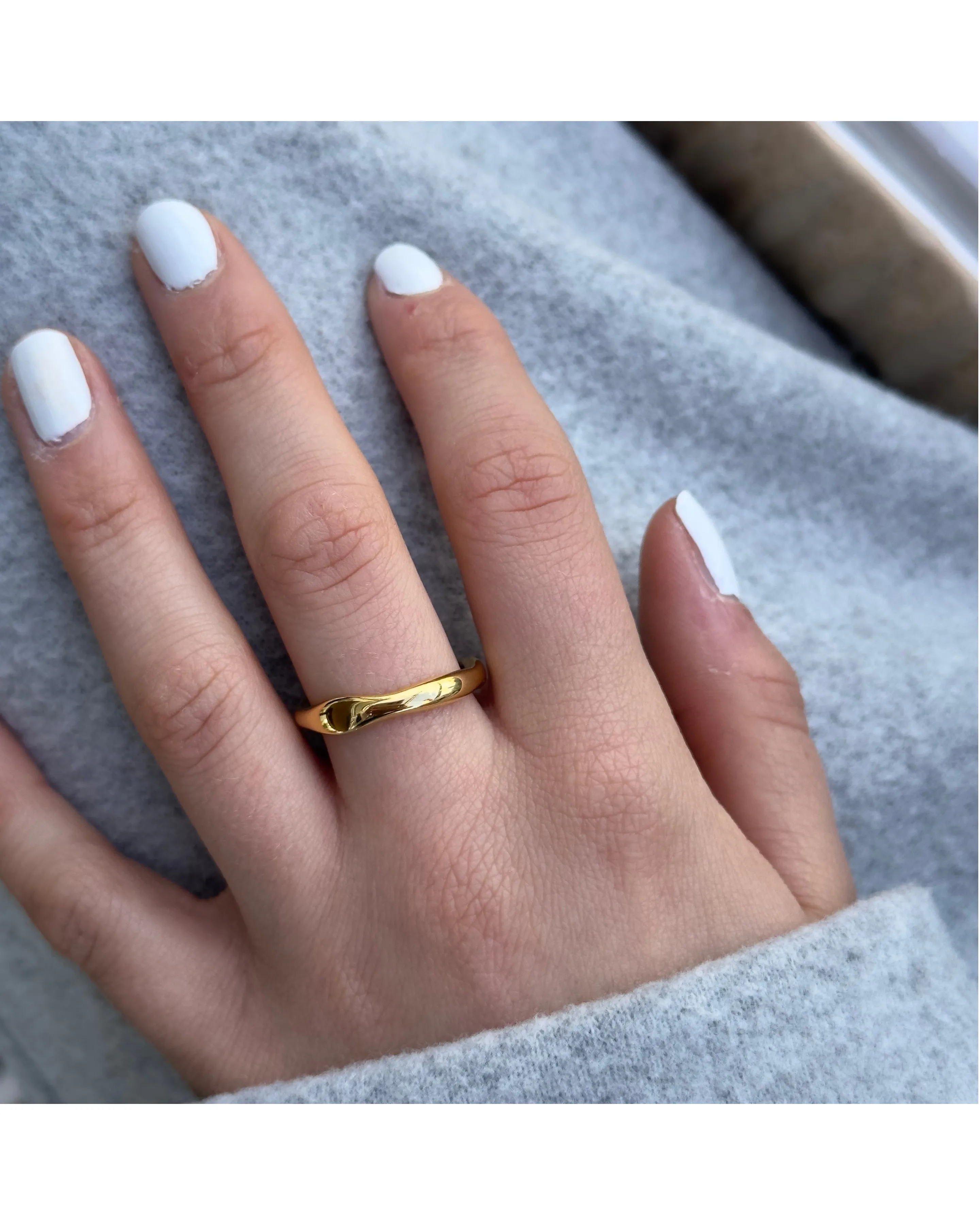 Ever Jewellery  Point Break Ring - Gold