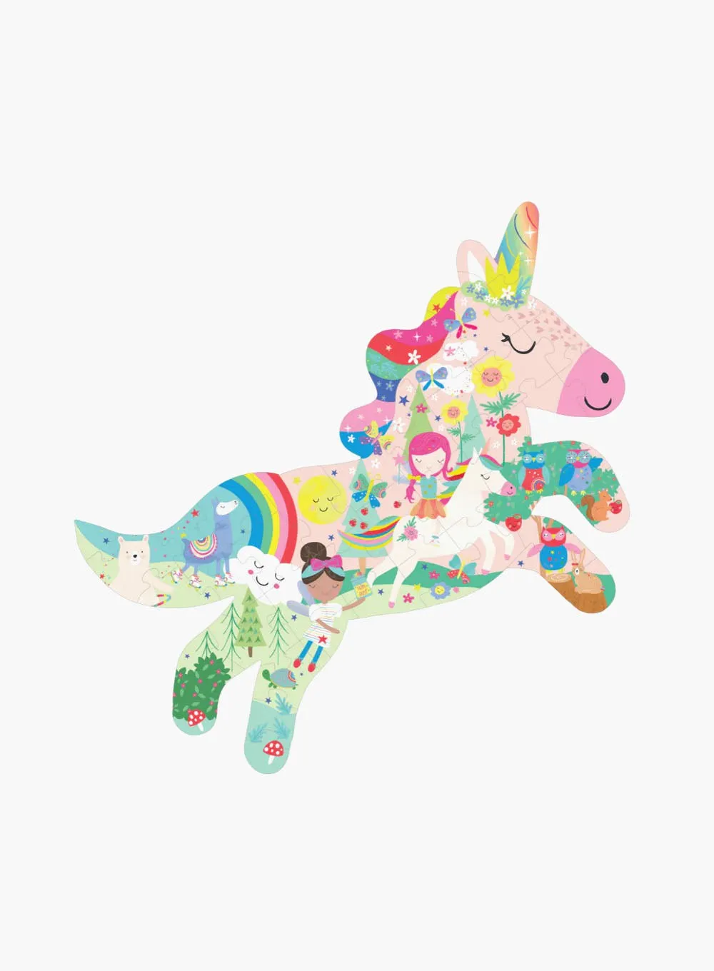 Floss & Rock Rainbow Fairy Unicorn 40pc Jigsaw